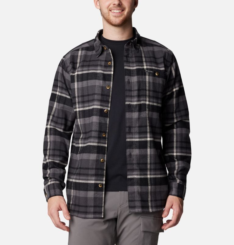 Flanelle épaisse Pitchstone II pour hommes, Color: Black Multi Plaid, image 5