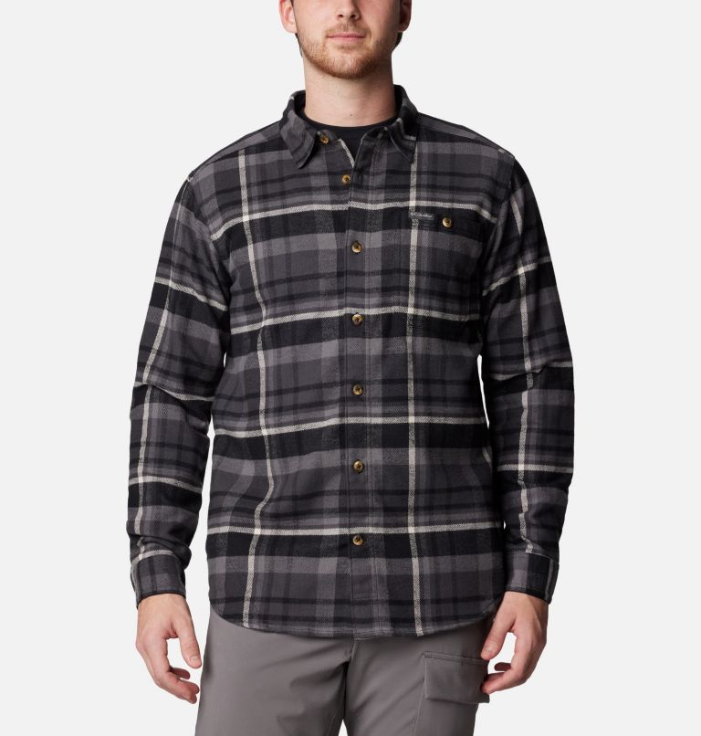 Flanelle épaisse Pitchstone II pour hommes, Color: Black Multi Plaid, image 1