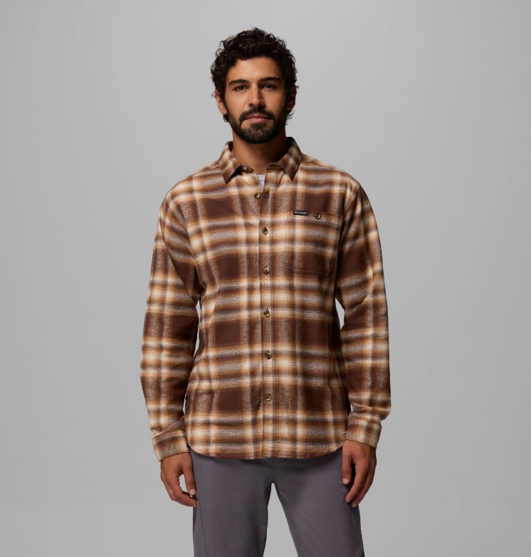 Men's Pitchstone Heavyweight Flannel II, Color: Tobacco Twilight Ombre, image 1