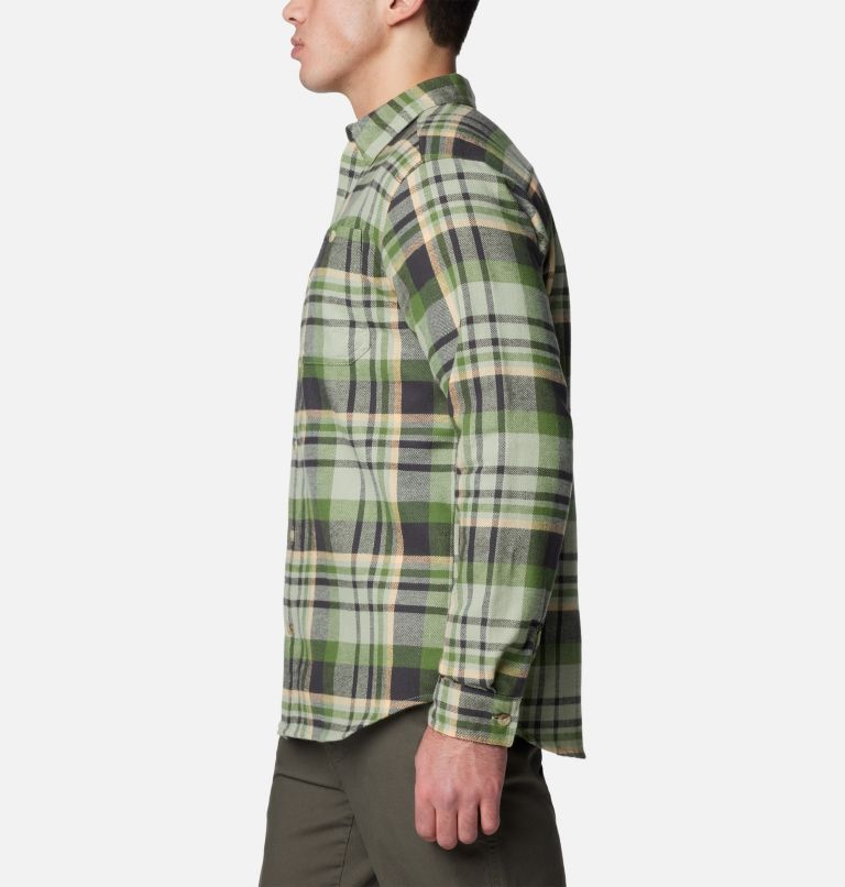 Men's Pitchstone Heavyweight Flannel II, Color: Safari Multi Plaid, image 3