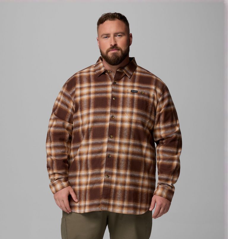 Men's Pitchstone Heavyweight Flannel II - Big, Color: Tobacco Twilight Ombre, image 1