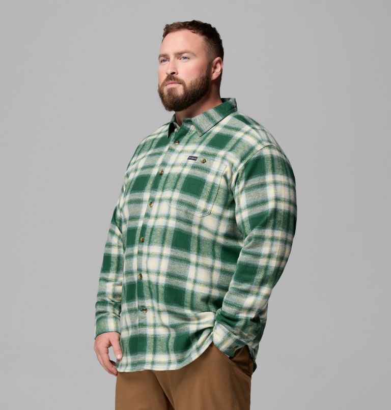 Men's Pitchstone Heavyweight Flannel II - Big, Color: Rain Forest Twilight Ombre, image 4