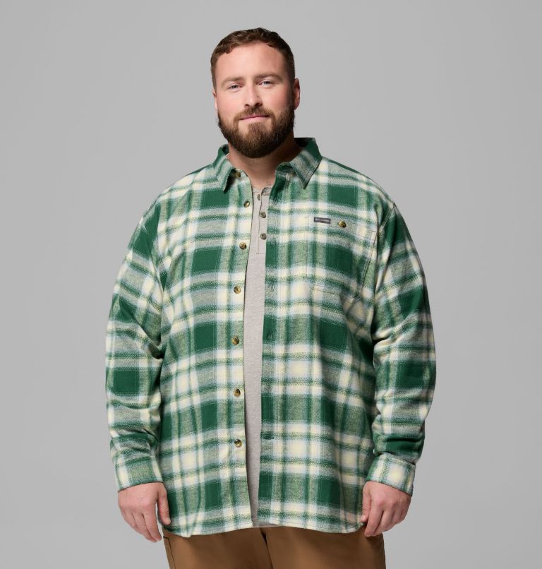 Men's Pitchstone Heavyweight Flannel II - Big, Color: Rain Forest Twilight Ombre, image 5