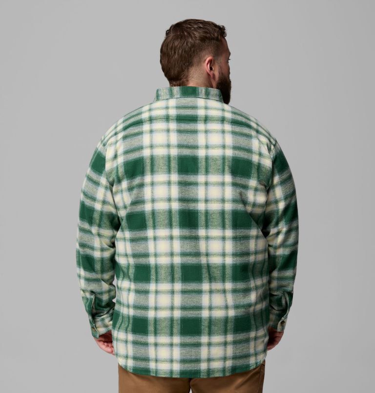 Men's Pitchstone Heavyweight Flannel II - Big, Color: Rain Forest Twilight Ombre, image 3