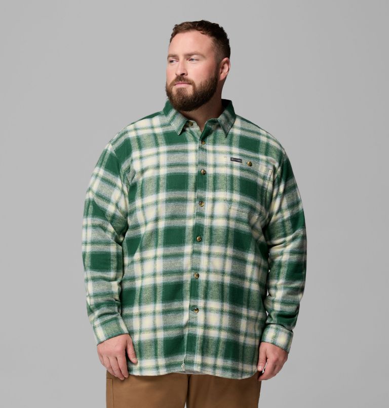 Men's Pitchstone Heavyweight Flannel II - Big, Color: Rain Forest Twilight Ombre, image 1