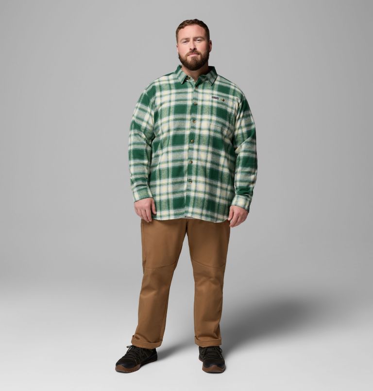 Men's Pitchstone Heavyweight Flannel II - Big, Color: Rain Forest Twilight Ombre, image 2