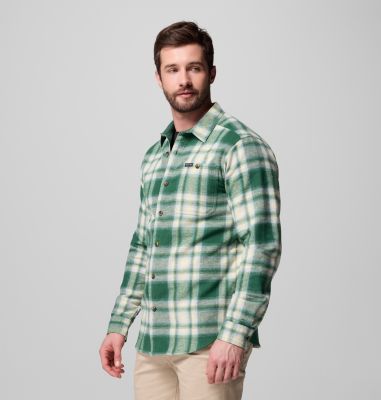 Men's Pitchstone Heavyweight Flannel II – Tall, Color: Rain Forest Twilight Ombre, image 4