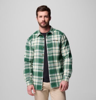 Men's Pitchstone Heavyweight Flannel II – Tall, Color: Rain Forest Twilight Ombre, image 1