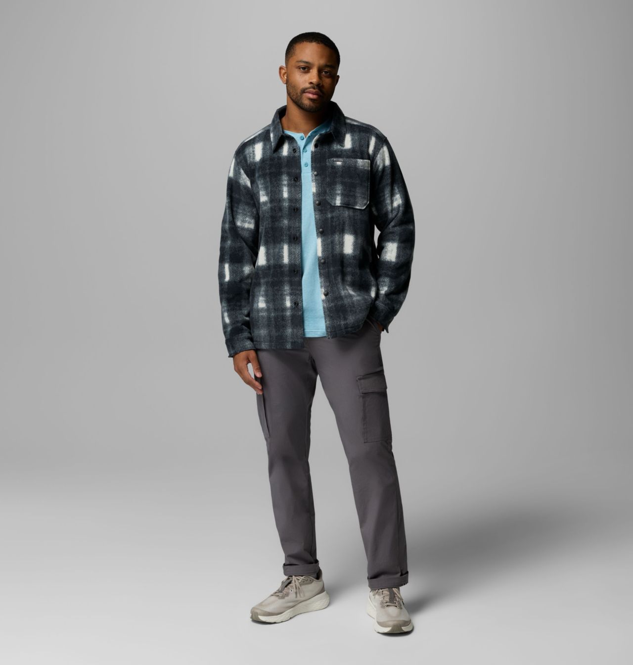 Men's Steens Mountain™ Printed Fleece Shirt Jacket II 2