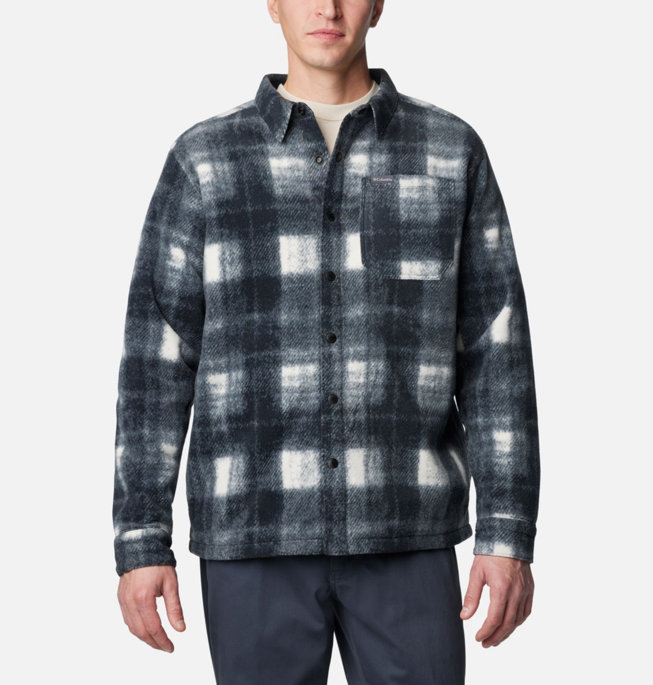 Men's Steens Mountain™ Printed Fleece Shirt Jacket II - Tall 6