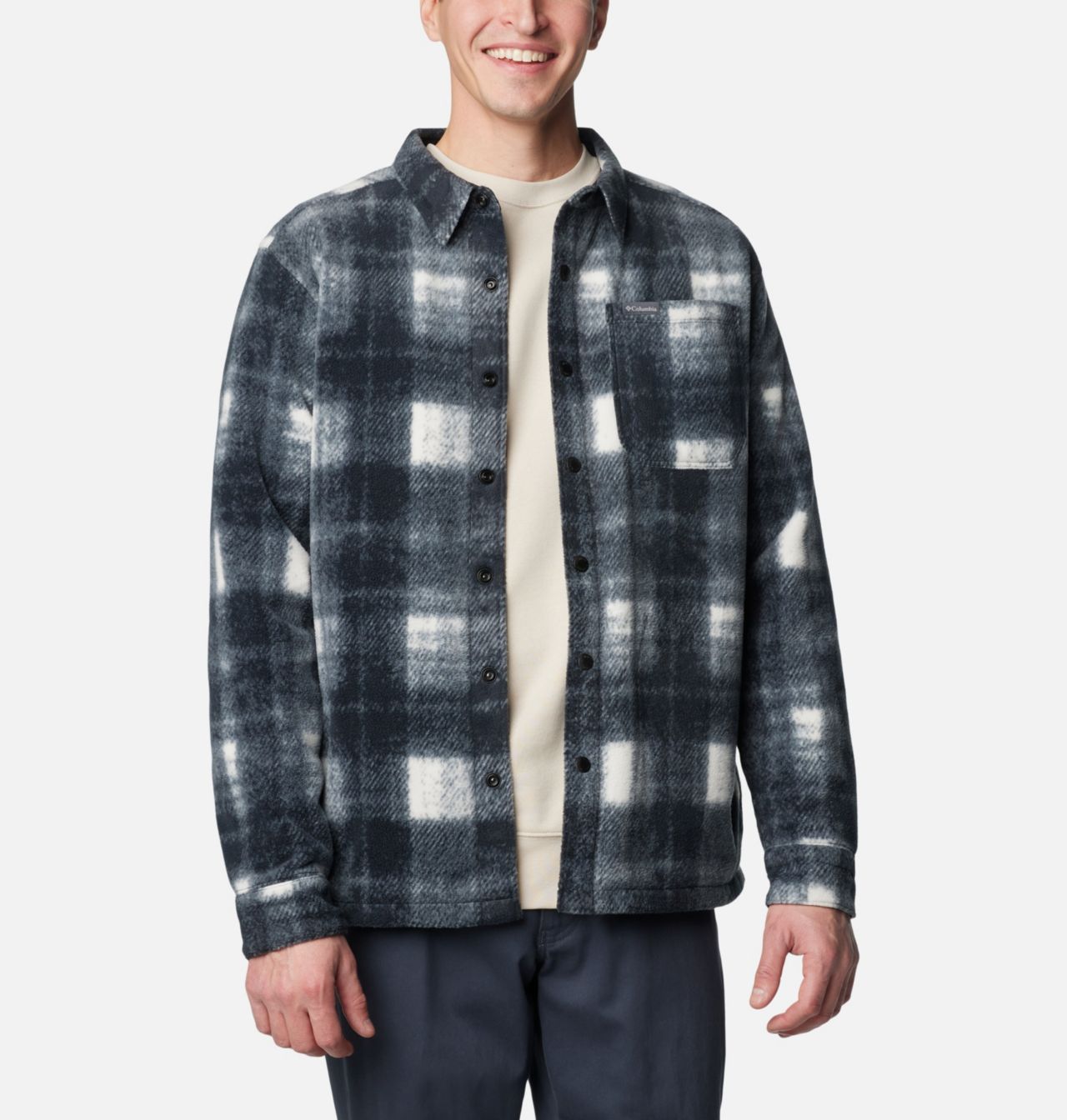 Men's Steens Mountain™ Printed Fleece Shirt Jacket II - Tall 1