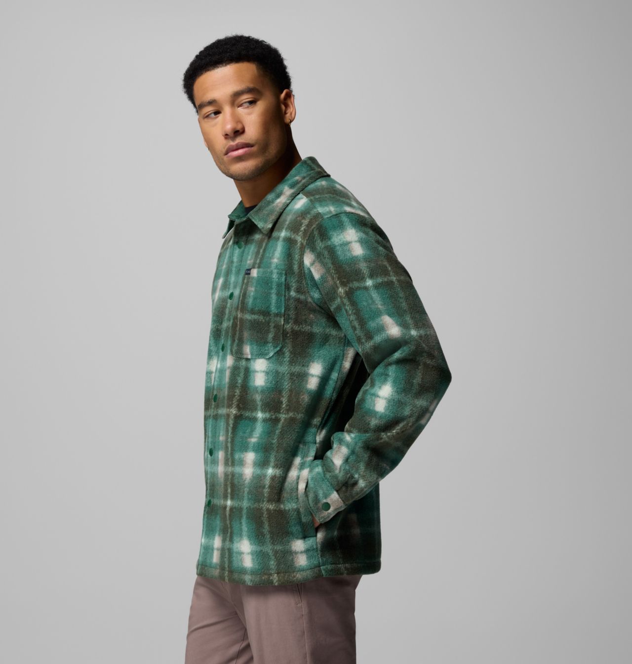 Men's Steens Mountain™ Printed Fleece Shirt Jacket II - Tall | 375 | 2XT 4