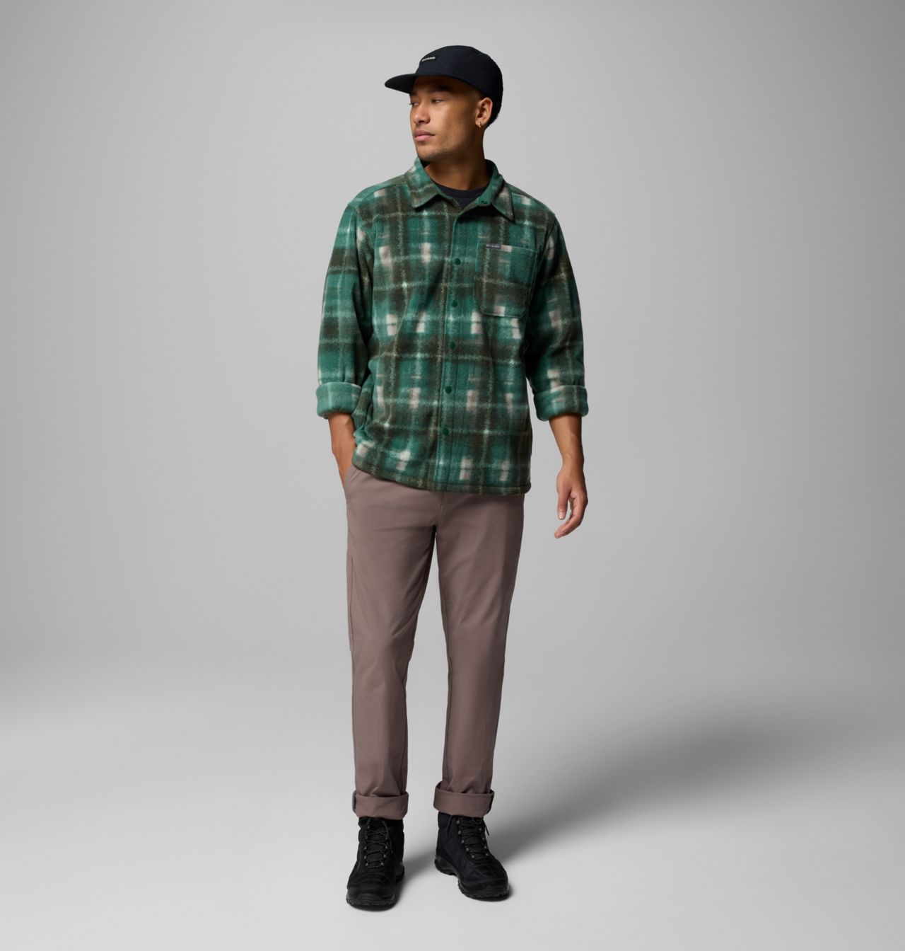 Men's Steens Mountain™ Printed Fleece Shirt Jacket II - Tall | 375 | 2XT 2