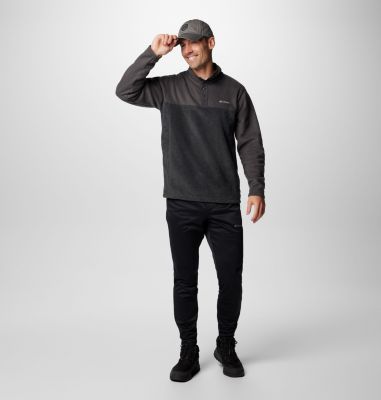 Steens Mountain II Half Snap Fleece für Männer, Color: Charcoal Heather, Shark, image 43