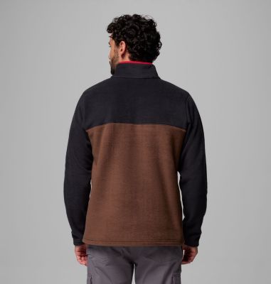 Steens Mountain II Half Snap Fleece für Männer, Color: Tobacco, Black, Mtn Red, image 15