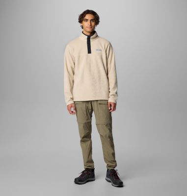 Steens Mountain II Half Snap Fleece für Männer, Color: Ancient Fossil, Black, image 35