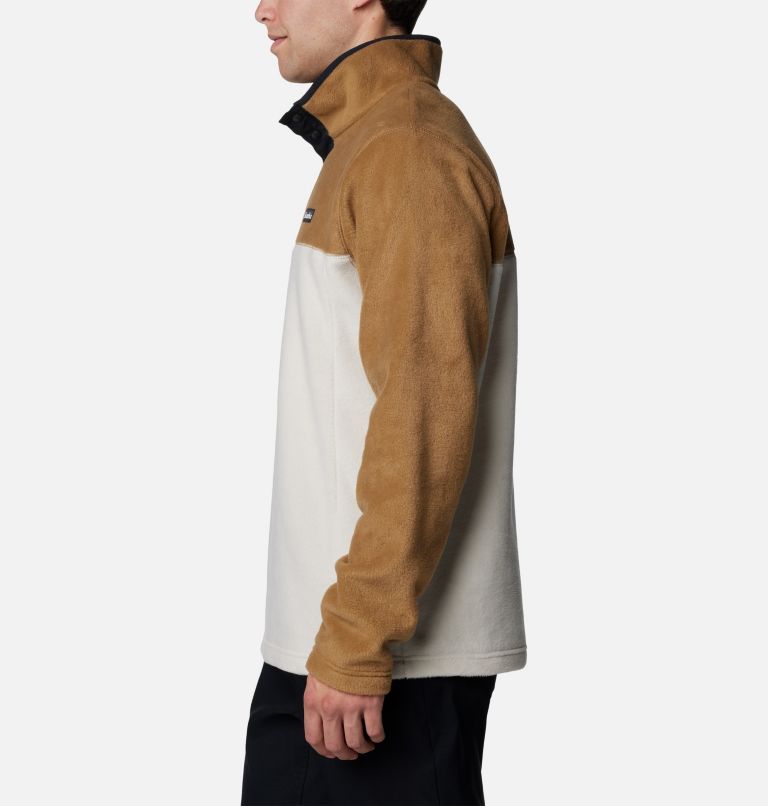 Forro polar con cierre medio a presión Steens Mountain II para hombre, Color: Dark Stone, Delta, Black, image 3