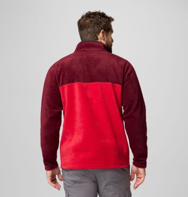 Steens Mountain II Half Snap Fleece für Männer, Color: Mtn Red, Rich Wine, Black, image 3