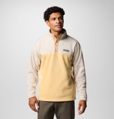 Steens Mountain II Half Snap Fleece für Männer, Color: Sand Dune, Dark Stone, image 17