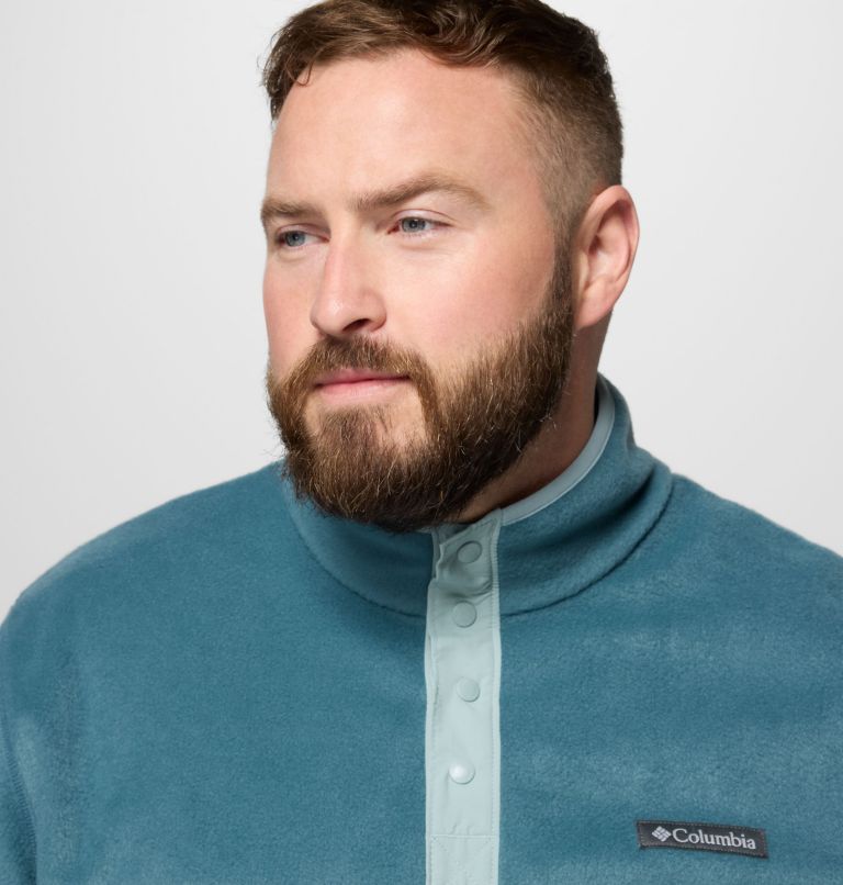 Men's Steens Mountain Half Snap II Fleece Pullover - Big, Color: Everblue, Crushed Blue, image 5