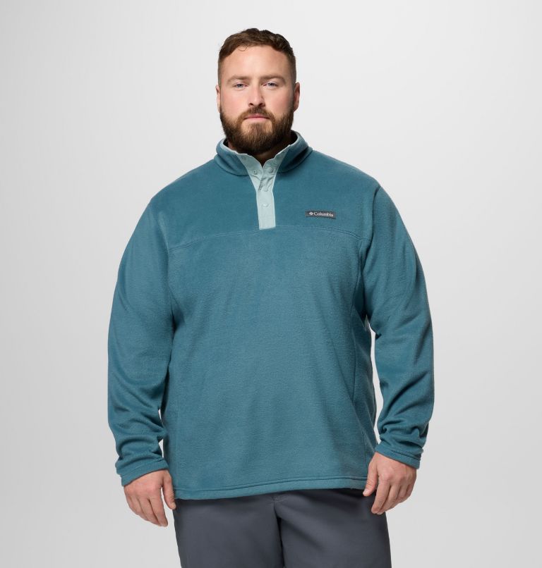 Men's Steens Mountain Half Snap II Fleece Pullover - Big, Color: Everblue, Crushed Blue, image 1