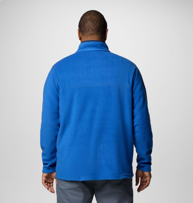 Men's Steens Mountain Half Snap II Fleece Pullover - Big, Color: Mountain Blue, Collegiate Navy, image 2
