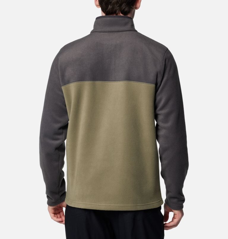 Men's Steens Mountain Half Snap II Fleece Pullover - Tall, Color: Stone Green, Shark, image 2