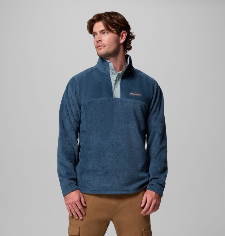 Men's Steens Mountain Half Snap II Fleece Pullover - Tall, Color: Everblue, Crushed Blue, image 1