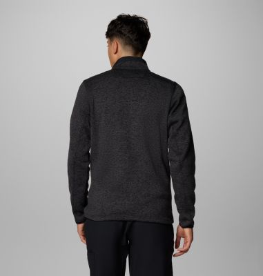 Men's Sweater Weather II Fleece Jacket, Color: Black Heather, image 4