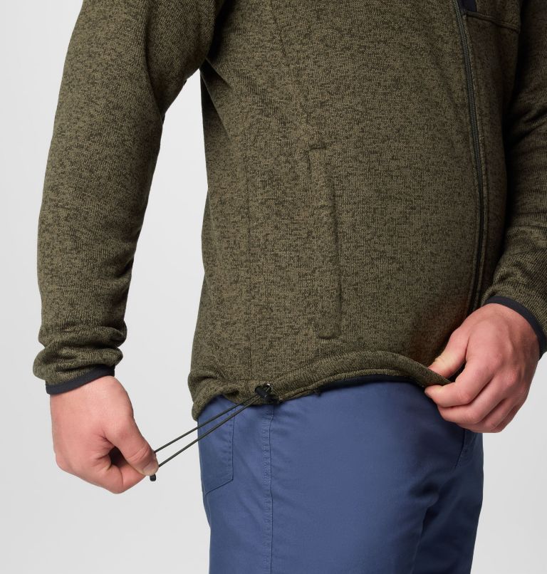 Men's Sweater Weather Full Zip Jacket, Color: Greenscape Heather, image 6
