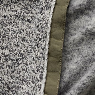 Close up shot of the plush interior fleece.