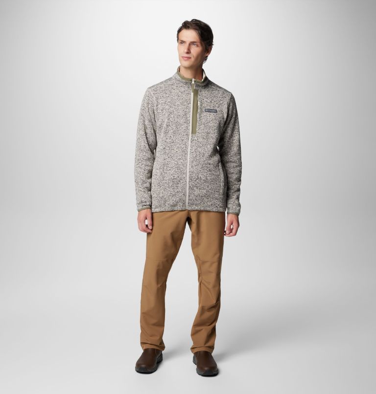 Men's Sweater Weather Full Zip Jacket - Tall, Color: Dark Stone Heather, image 3