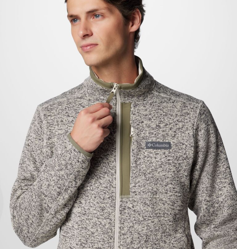 Men's Sweater Weather Full Zip Jacket - Tall, Color: Dark Stone Heather, image 5