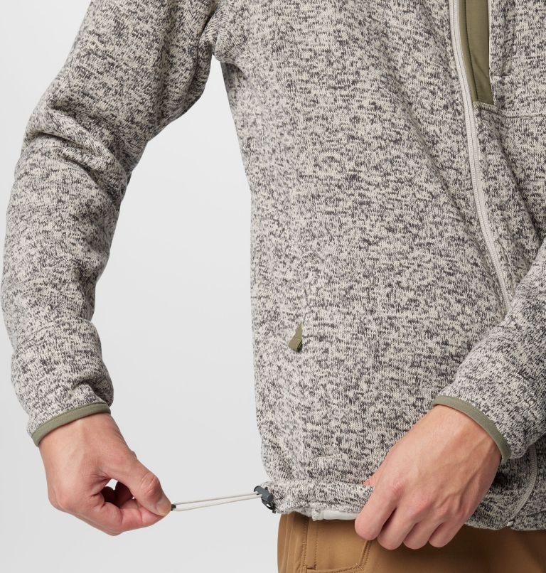 Men's Sweater Weather Full Zip Jacket - Tall, Color: Dark Stone Heather, image 6