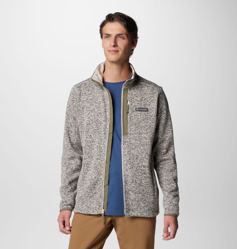 Men's Sweater Weather Full Zip Jacket - Tall, Color: Dark Stone Heather, image 7