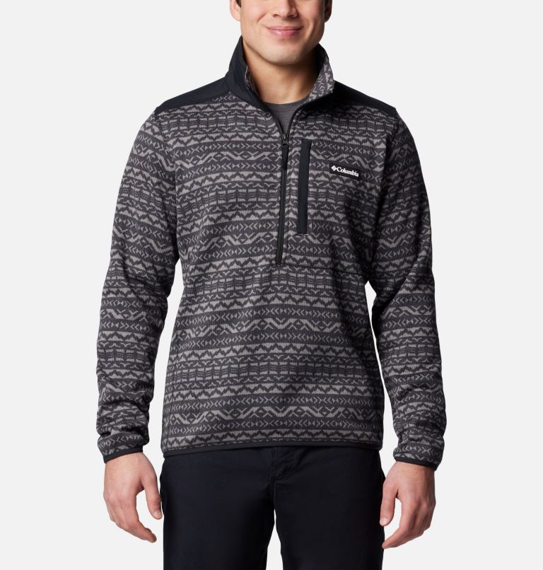 Men s Sweater Weather III Half Zip Printed Fleece