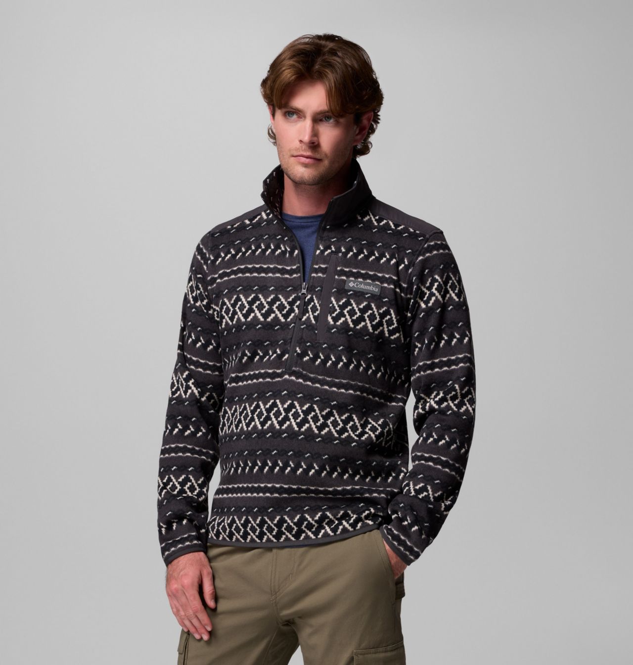 Men's Sweater Weather™ II Printed Half Zip Pullover | 012 | L 4