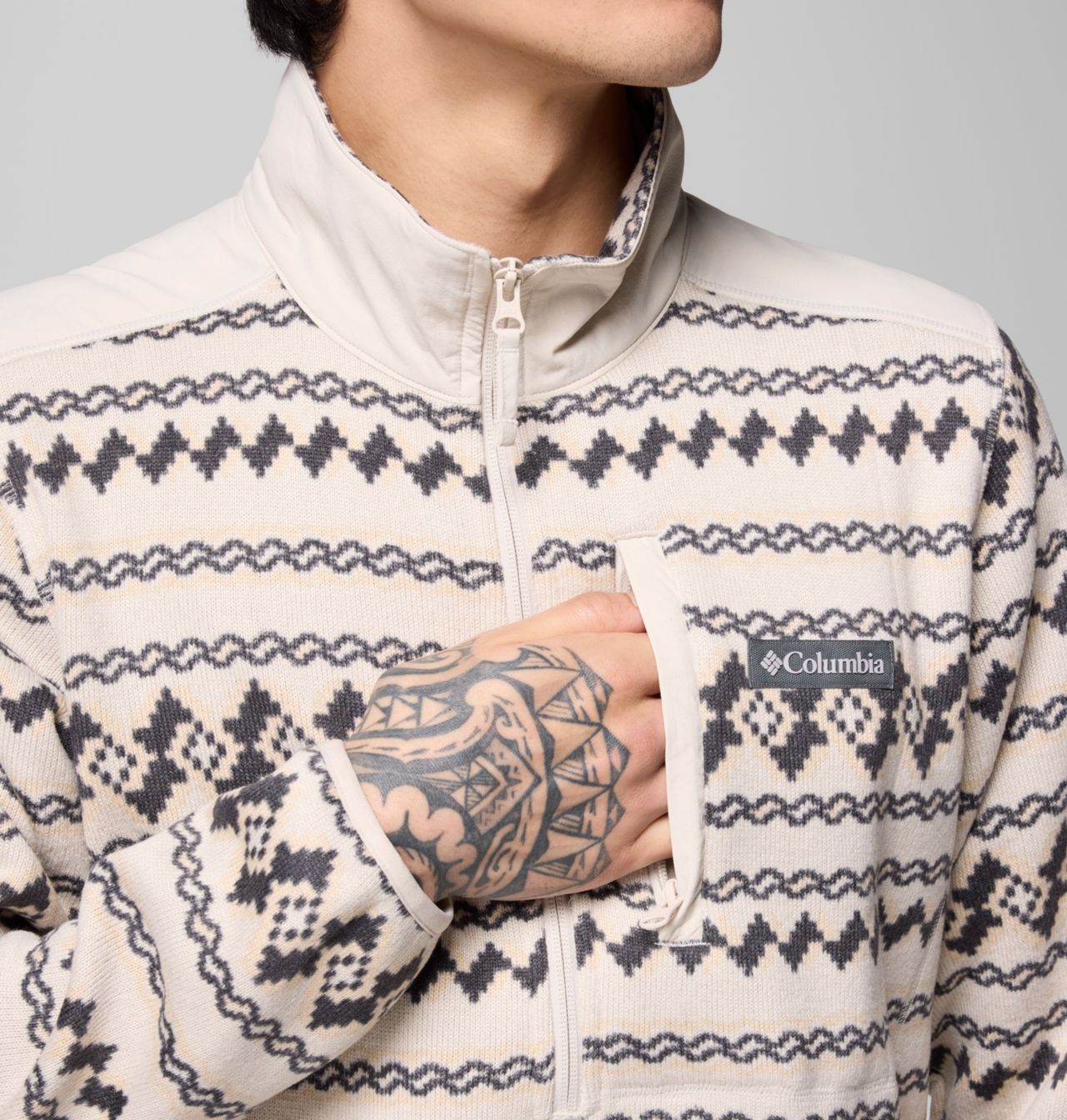 Men's Sweater Weather™ II Printed Half Zip Pullover 6