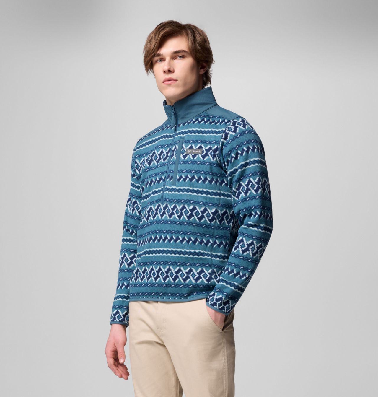 Men's Sweater Weather™ II Printed Half Zip Pullover | 429 | XL 4