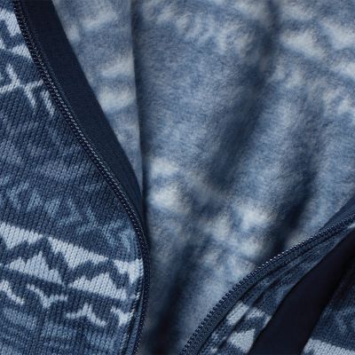 Close up shot of the plush fleece.