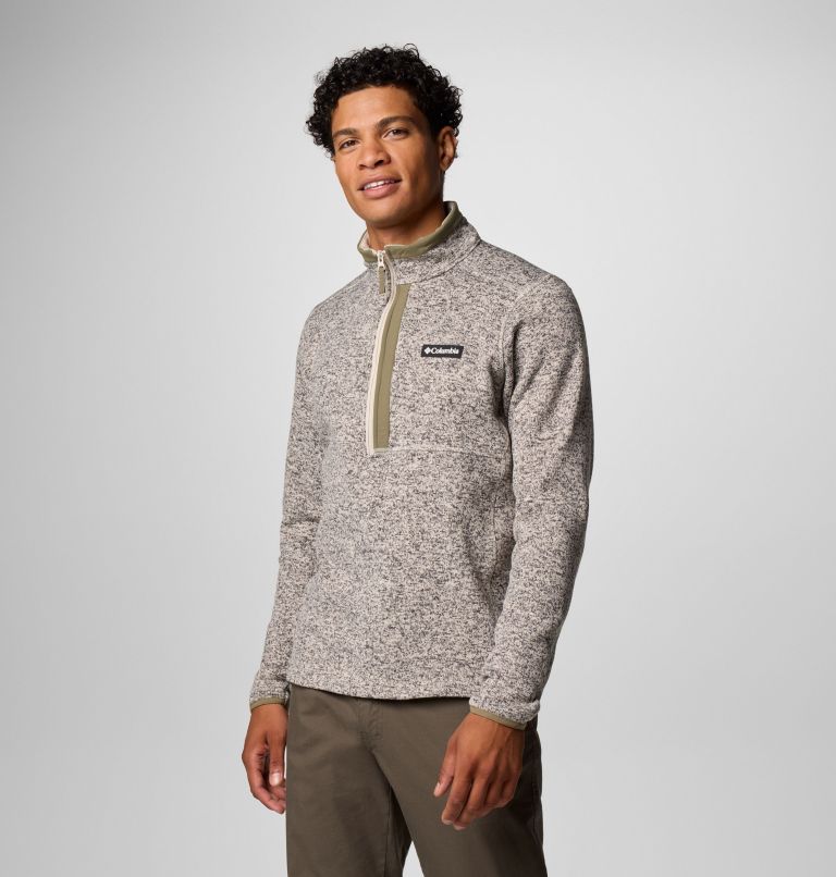 Men's Sweater Weather Half Zip Pullover, Color: Dark Stone Heather, image 4