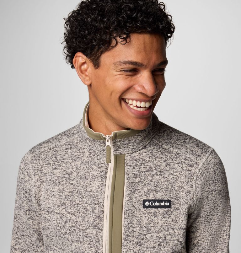 Men's Sweater Weather Half Zip Pullover, Color: Dark Stone Heather, image 5