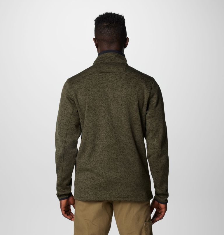 Men's Sweater Weather Half Zip Pullover, Color: Greenscape Heather, image 2