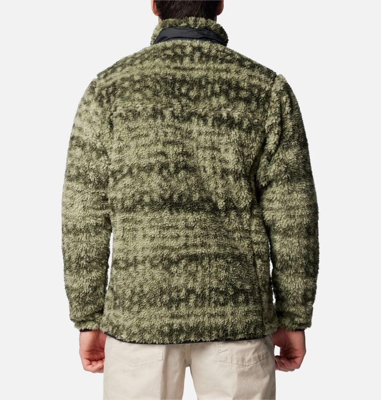 Men's Winter Pass II Fleece Jacket, Color: Greenscape Stippled Stripe, image 2
