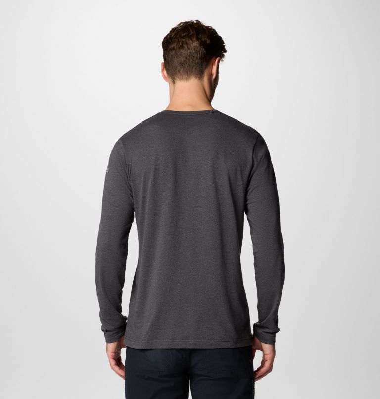 Men's PHG Tough Line Long Sleeve Shirt, Color: Black Heather, Tough Mutt, image 2