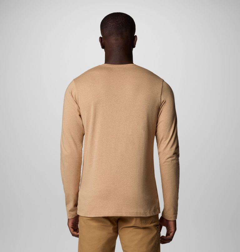 Men's PHG Tough Line Long Sleeve Shirt, Color: Sahara Heather, Tough Duck, image 2