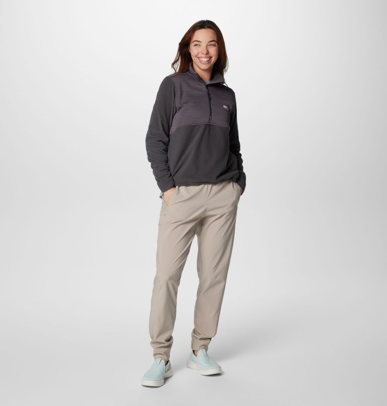 Women's PFG Uncharted Half Zip Fleece Pullover, Color: Shark, image 3