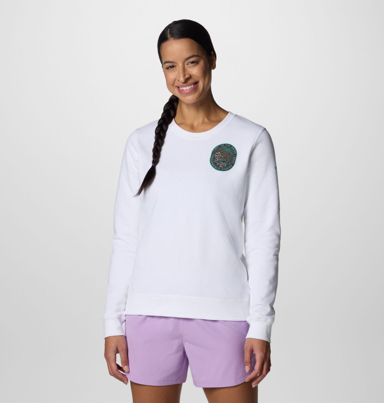 Women's PFG™ Graphic Sweatshirt Crew 1