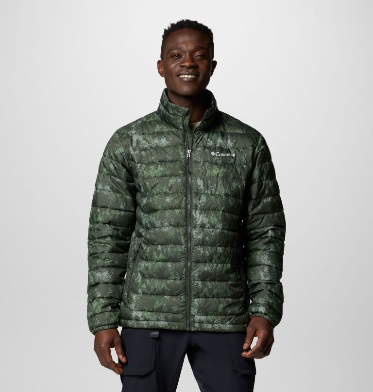 Men s Powder Lite II Printed Jacket Columbia Sportswear