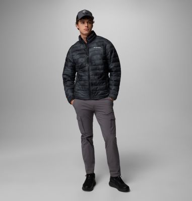 Powder Lite II isolierte Jacke mit Print für Männer, Color: Black Topolines Print, image 6